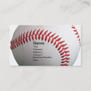 Carte De Visite Baseball