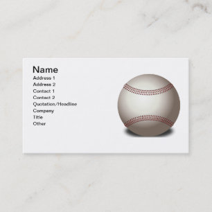 Carte De Visite Baseball