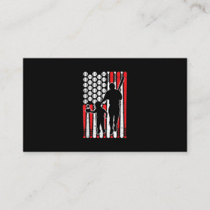 Carte De Visite Baseball de la fête du Père et du Fils Fars