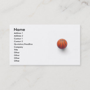 Carte De Visite Basket