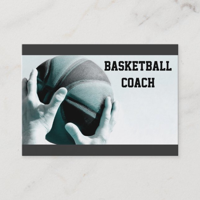 Carte De Visite Basket-ball vintage (Devant)