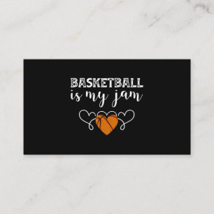 Carte De Visite Basketball Is My Jam - Funny Basketball Don