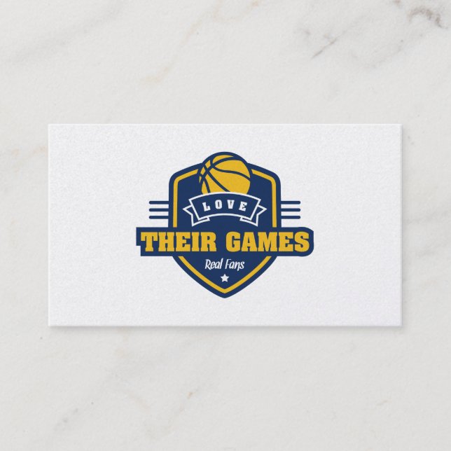 Carte De Visite Basketball Utah Jazz Jersey Couleur (Devant)