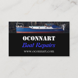 Carte De Visite Bateau à moteur