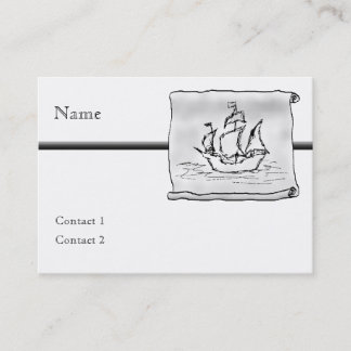 Carte De Visite Bateau de pirate