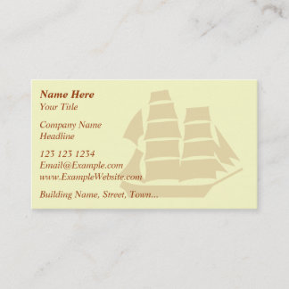 Carte De Visite Bateau de pirate. Bateau de navigation