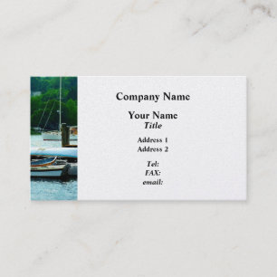 Carte De Visite Bateaux à rames empilés au quai - Platine