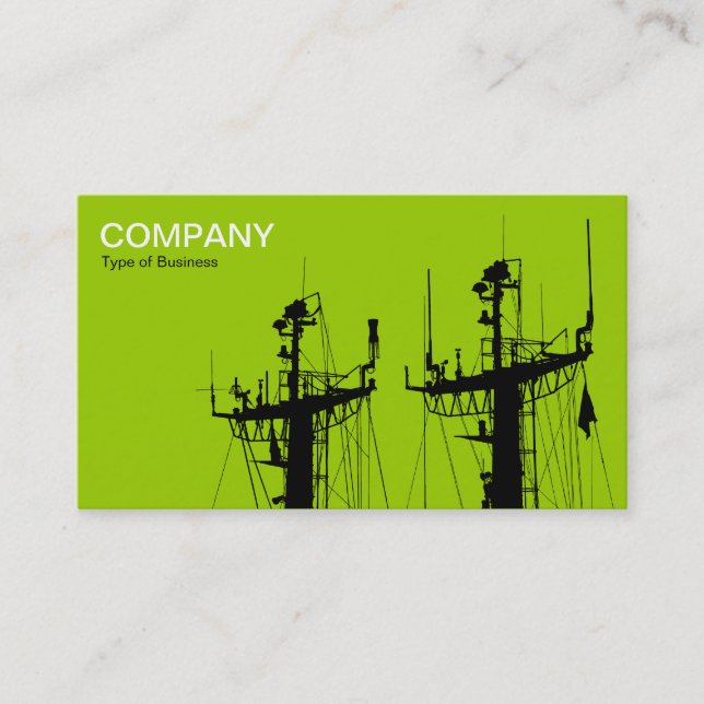 Carte De Visite Bateaux - Martian Green (Devant)