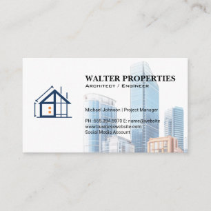 Carte De Visite Bâtiments commerciaux Construction Architectur