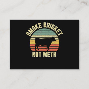 Carte De Visite Bbq Fumée Brisket Pas Novelty Grilling
