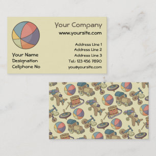 Carte De Visite Beach Ball