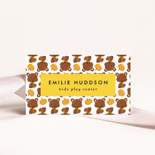 Carte De Visite Bears, Centre de jeux pour enfants, Centre d'activ