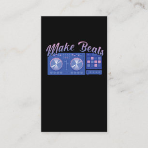 Carte De Visite Beat Maker DJ Music Producer Disco Audio Producer