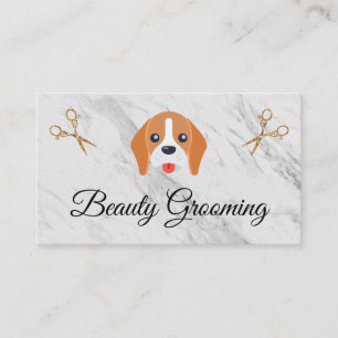 Carte De Visite Beauté Chien Groomer Elite Shears