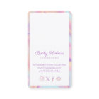 Beauté de design holographique à l'aquarelle rose 