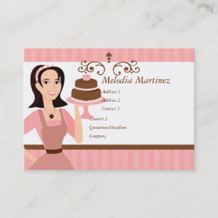 Carte De Visite Beauté de gâteau