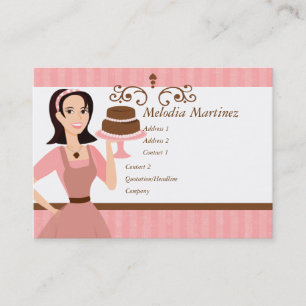 Carte De Visite Beauté de gâteau