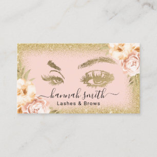 Carte De Visite Beauté de maquillage de la Parties scintillant d'