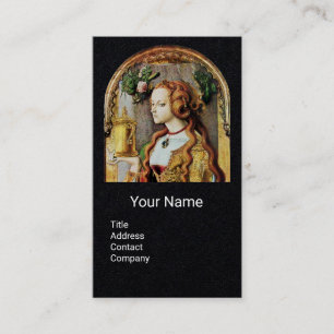 CARTE DE VISITE BEAUTÉ DES CHEVEUX NATURELS, MONOGRAMME DE COSMÉTI