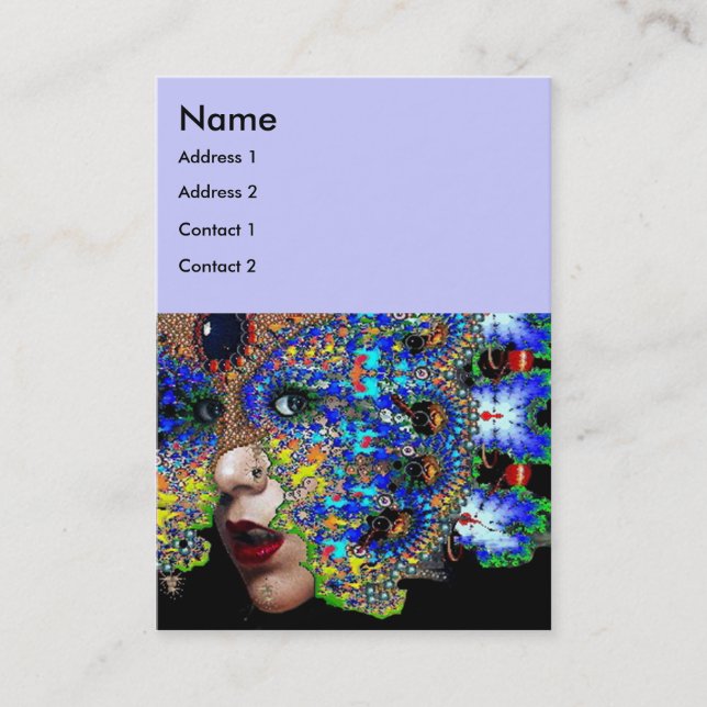 Carte De Visite Beauté EPHÉMÉRALE, Mode, Cosmétique, Artiste maqui (Devant)