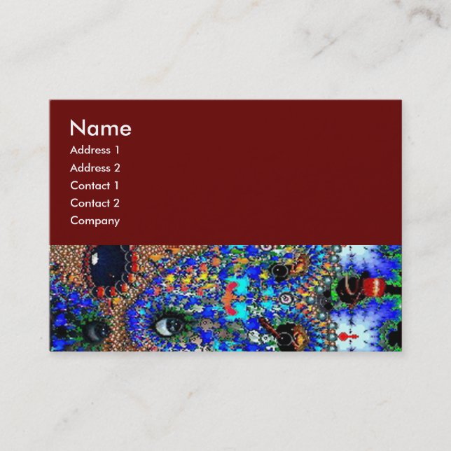 Carte De Visite Beauté EPHÉMÉRALE, Mode, Cosmétique, Artiste maqui (Devant)