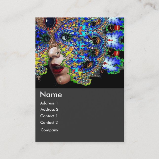 Carte De Visite Beauté EPHÉMÉRALE, Mode, Cosmétique, Artiste maqui (Devant)