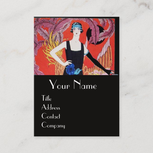 CARTE DE VISITE BEAUTÉ ET PHOENIX, DESIGNER MODE COMPOSÉ ARTISTE (Devant)