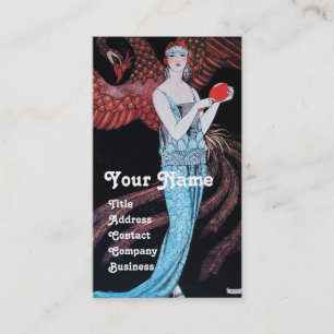CARTE DE VISITE BEAUTÉ ET PHOENIX, DESIGNER MODE COMPOSÉ ARTISTE