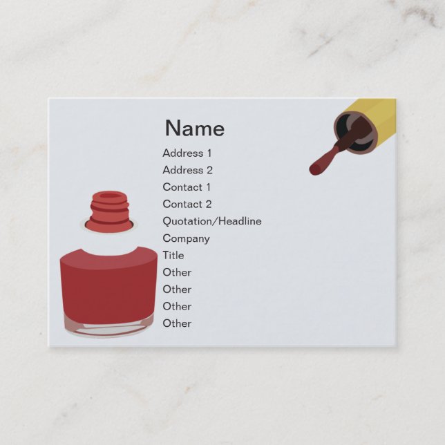 Carte De Visite Beauté - potelée (Devant)