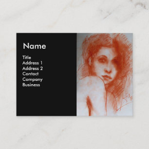 Carte De Visite BEAUTÉ ROMANTIQUE Portrait de femme, Sepia Brown 