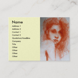Carte De Visite BEAUTÉ ROMANTIQUE /Portrait féminin, Sepia Brown P
