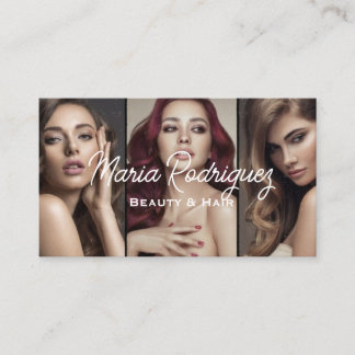 Carte De Visite Beauty & Hair Salon Business Card