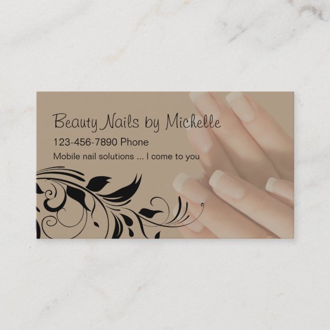 Carte de visite Beauty Nails (Devant)