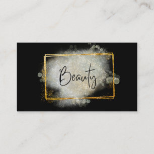 Carte De Visite *~* BEAUTY Parties scintillant Gold Frever Silver