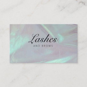 Carte De Visite Beauty Salon Lashes and Brows