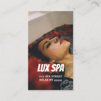 Carte De Visite Beauty Spa Business Card