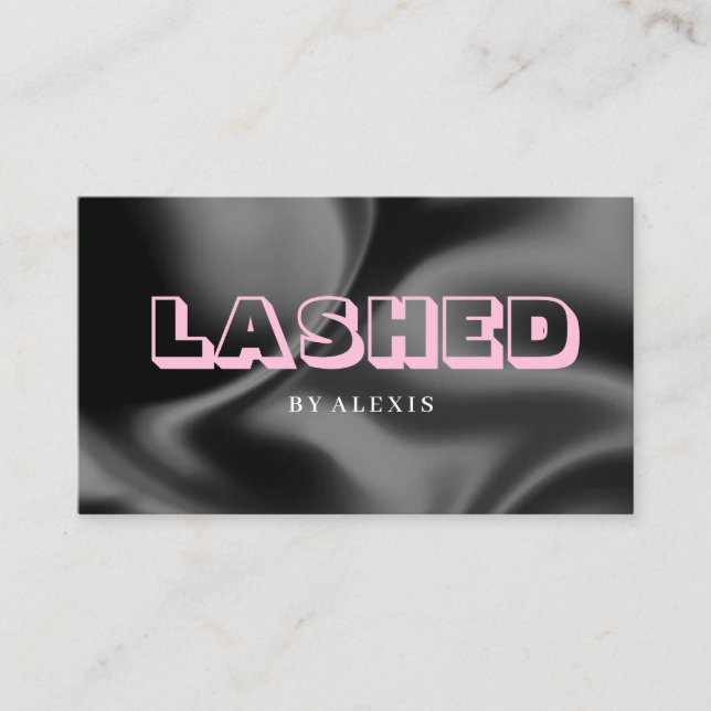 Carte De Visite Beauty Studio Lashed (Devant)