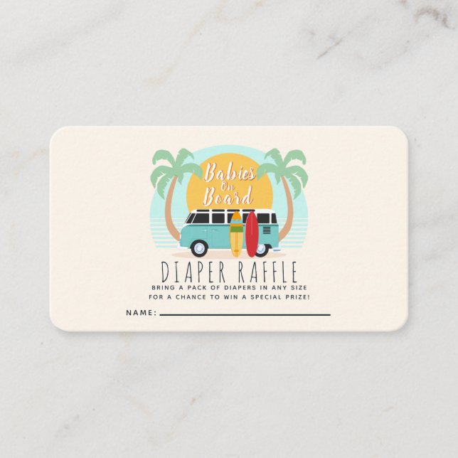 Carte De Visite Bébés à bord de la fourgonnette sans distinction d (Devant)