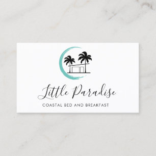 Carte De Visite bed and breakfast littoral location palm beach hou