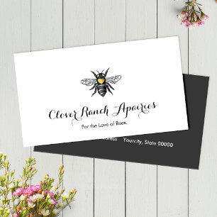 Carte De Visite Beekeeper Apairy Honey Bee