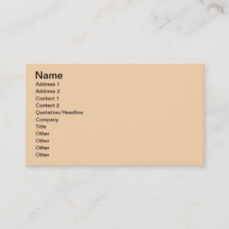 Carte De Visite Beige