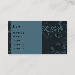 Carte De Visite Belle conception moderne de boucles