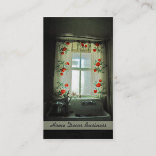 Carte De Visite Belle fenêtre de cuisine antique