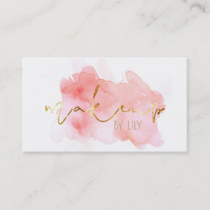 Carte De Visite Belles affaires roses de maquillage de ★