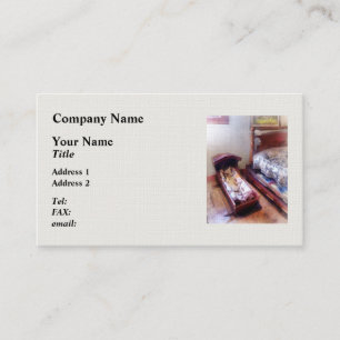 Carte De Visite Berceau avec courtepointe