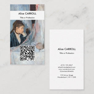 Carte De Visite Berthe Morisot - Le Berceau - Code QR