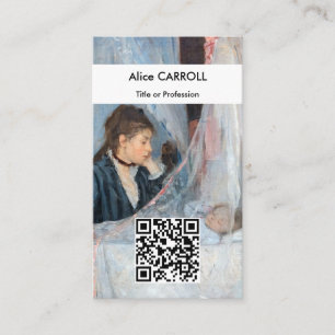 Carte De Visite Berthe Morisot - Le Berceau - Code QR