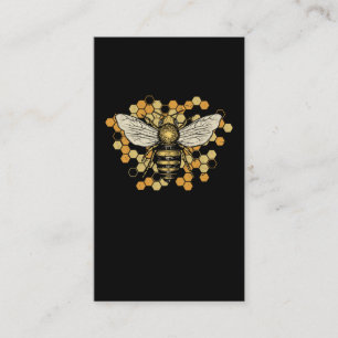 Carte De Visite Bete Bee Honeycomb Nature Beekeeper Art