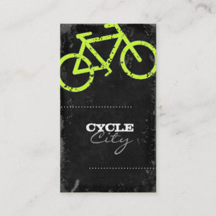 Carte De Visite Béton de ville de cycle de la CHROMATOGRAPHIE