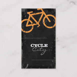 Carte De Visite Béton de ville de cycle de la CHROMATOGRAPHIE